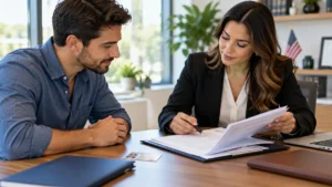 Notary appointment preparation with identification and documents